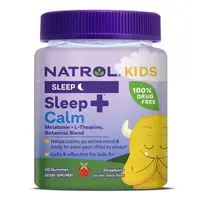 Натуральная добавка Natrol Kid's Sleep + Calm, 60 желеек Клубника