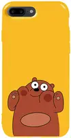 Чехол-накладка TOTO Pure TPU 2mm Print Case Apple iPhone 7 Plus/8 Plus #56 Bear Ups Yellow