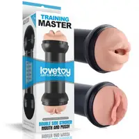 Мастурбатор вагина-ротик  мастурбатор Training Master Double Side Stroker Mouth and Pussy