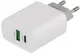 Сетевое зарядное устройство XO L64 PD Power Adapter 20W/1 USB 1 USB-C + Type-C fast cable White