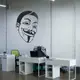Трафарет для покраски Анонимус-2, одноразовый из самоклеящейся пленки 157 х 116 см