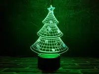 Змінна пластина для 3D-світильників "Ялинка" 3DTOYSLAMP