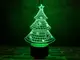 Сменная пластина для 3D светильников "Елочка" 3DTOYSLAMP