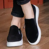Слипоны женские Fashion Lady 2949 36 размер 23 см Черный