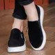 Слипоны женские Fashion Lady 2949 40 размер 25 см Черный