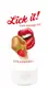 Оральная смазка Lick It! Strawberry 50 мл (веганская)