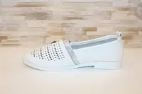 Слипоны женские белые Т1093