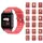 Смарт часы Smart Watch T96 стильные с защитой от влаги и пыли с измерением температура тела Цвет: красный