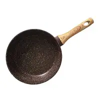 Сковорода универсальная Fissman Mosses Stone AL-4296-24 24 см коричневая