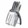 Набор кухонных ножей Razor на подставке Vinzer VZ-89112