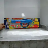 Автомат дитячий, пластикові кульки, м’які патрони на присосці