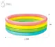 Бассейн надувной Intex 471 NP Радуга размер 168х46 см 4 кольца объем 780л. Multicolor (14606)