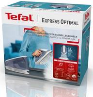 Праска з парогенератором Tefal Express Optimal SV4110E0 2200 Вт блакитний