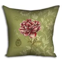 Подушка c принтом габардиновая Paeonia officinalis 40x40 (4P_PW018)