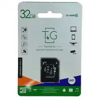 Карта памяти T&G microSDHC 32Gb UHS-1 (Class 10) + Adapter SD
