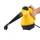Пароочиститель универсальный Steam Cleaner DFA001 1000 Вт желтый