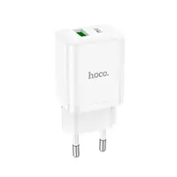 Адаптер сетевой HOCO Founder charger N28 |1USB/1Type-C, 20W/3A, PD/QC|