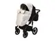 Детская коляска 2 в 1 Angelina Phaeton Perla белая color 52