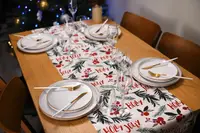Раннер Ardesto Happy Holidays ART01HW 40х140 см білий гостролист