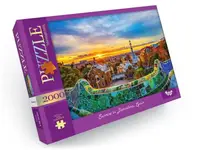 Пазл "Sunrise in Barselona, Spain" Danko Toys C2000-01-02, 2000 эл.