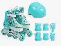Комплект роликів із захистом 226-3 S Best Roller колеса PU, що світяться. Multicolor (розмір 31-34) (186090)