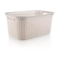 Корзина для белья Ucsan Рlastik M-080-Pink 38 л розовая
