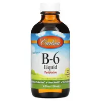 Витамины и минералы Carlson Labs Vitamin B6 Liquid, 120 мл Ягодный лимонад