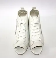 Белые летние женские кеды белый