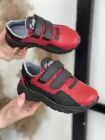 Детские кроссовки кожаные весна/осень красные Emirro 316 L Red Edition 31