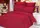 Турецкое Постельное белье Le Vele Jacquard Satin Bennu Burgundy