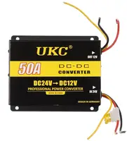 Інвертор (перетворювач напруги) UKC DC/24v DC-12v 50A (4074)