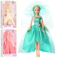 Детская кукла Невеста DEFA Bambi 8341, 29 см Розовый