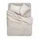 Постельное белье Lotus Home Washed cotton - Daften kahve-bej семейный