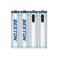 Аккумулятор Beston AAA USB Type-C 1.5V 400mAh Li-ion (3AC-18), 4 шт.