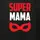 Фартук "SUPER MAMA", Черный