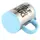 Чашка с вентилятором для размешивания сахара Self Stirring Mug Blue