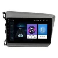 Штатная магнитола Lesko для Honda Civic 2012-2015 г.в. 9" 1/16GB Wi-Fi Optima Андроид Хонда цивик