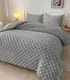 Плед евро из эко-меха Colorful Home Кролик 20067 200х230 см светло-серый