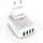 Адаптер сетевой Ldnio A4404 |4USB, 4.4A|