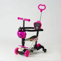Самокат трехколесный 5в1 Best Scooter с доп. колесами 
(LS-96302)