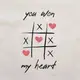 Подушка "You won my heart", английский