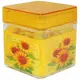 Емкость для сыпучих продуктов 0,65л кв. подсолнухи SNT 612