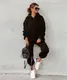 Костюм MF523 трехнитка Черный М