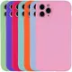 Cиликоновый чехол для iPhone 11 Pro - Full Camera с микрофиброй (Лого), Разные цвета