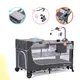 Кровать-манеж с пеленатором Kinderkraft Leody Grey (KCLEOD00GRY00AC)
