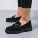 Лоферы женские Fashion Dina 3721 40 размер 25,5 см Черный