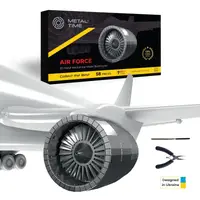 Турбіна літака модель для збирання Metal Time Air Force MT022
