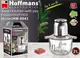 Стеклянный измельчитель Hoffmans HM-8843 • 2 л 1200Вт универсальный кухонный чоппер