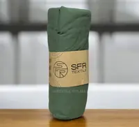 Простынь на резинке трикотажная SFR Textille Хаки 160х200см