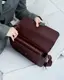 Сумочка «Tilly» со вставкой натуральный замш бургунди